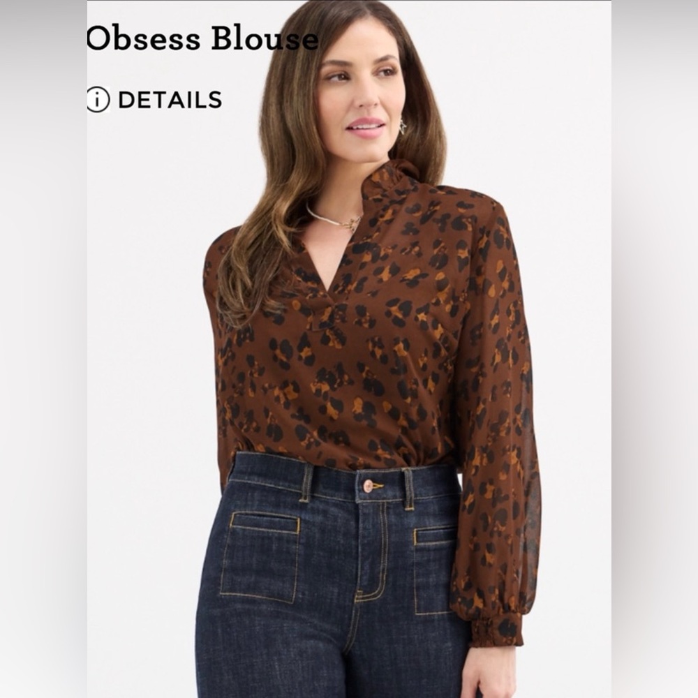 CAbi Obsess Blouse #4712
